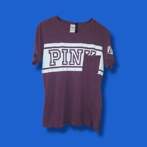 PINK Victoria's Secret Deep Purple Tee